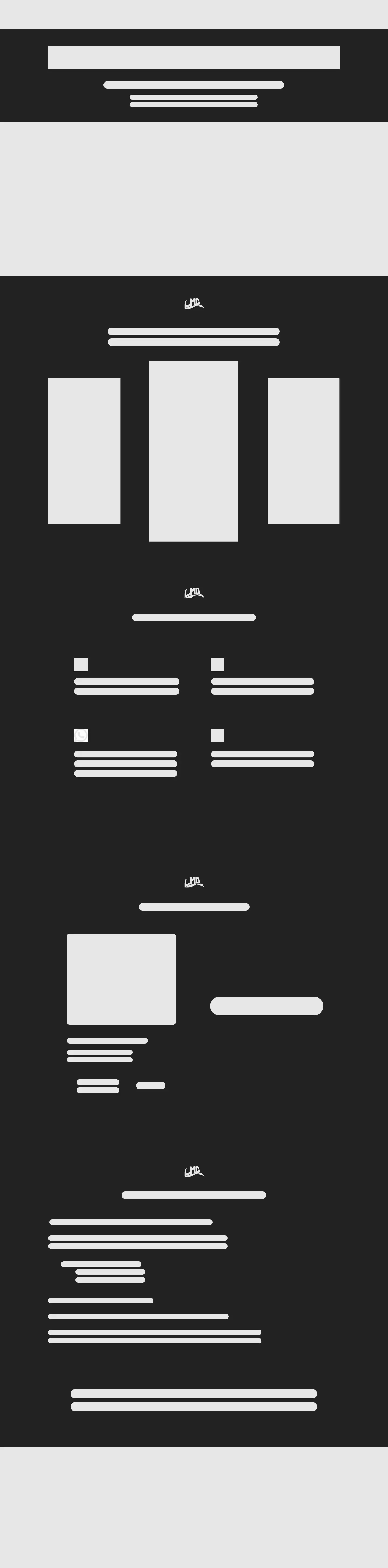 home futbol training web home page wireframe design